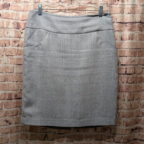 The Limited Gray Pencil Skirt Size 6 - Picture 1 of 13